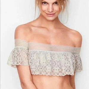 Victoria Secret Lace Off The Shoulder Bralette